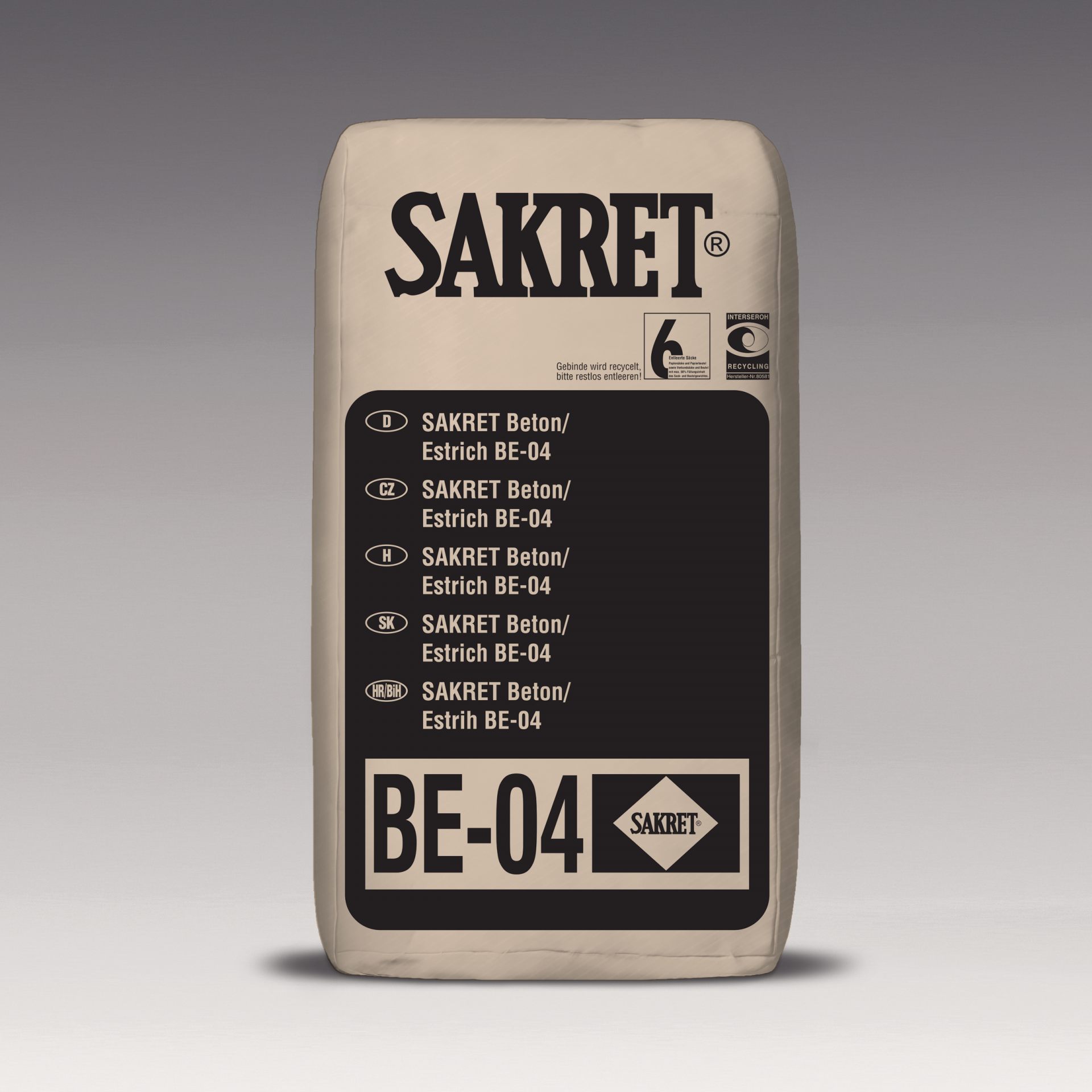SAKRET BE-04 beton esztrich 40kg